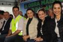Governador e aliados sorrindo