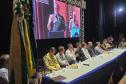 Integrantes acompanhando a fala do diretor-presidente Everton Souza.