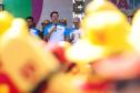 Governador Carlos Massa Ratinho Junior em pronunciamento no evento 