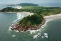 Foto aérea da Ilha do Mel