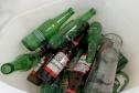 Foto de garrafas recicladas
