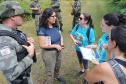TECNICOS DO IAT JUNTO DE AGENTES Batalhão de Polícia Ambiental - Força Verde (BPAmb-FV)