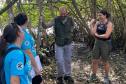 TECNICOS DO IAT JUNTO DE AGENTES Batalhão de Polícia Ambiental - Força Verde (BPAmb-FV)