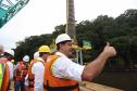 Comitiva governamental em Guaratuba