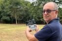 PILOTO DE DRONE COM CONTROLE