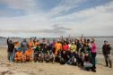 vOLUNTÁRIOS POSANDO PARA FOTO