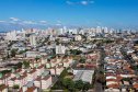 Vista aérea cidade paranaense