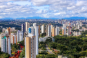 Vista aérea cidade paranaense