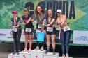 Foto de vencedores da corrida ecológica
