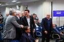 Foto do Governador Ratinho Júnior e demais autoridades em evento da Ocepar