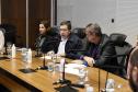 Foto de autoridades durante lançamento do PEM