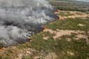 VISTA AÉREA DE ÁREA INCENDIADA