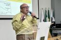 Foto de evento de apresentação de obras de engorda de orla