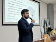 Foto de evento de apresentação de obras de engorda de orla