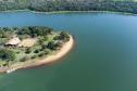 Foto de paisagem com ilha