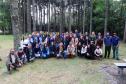 cenas do evento e de espécimes da flora