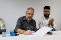 Solenidade que confirmou os compromissos do Paraná com a Rede Oceano Limpo. 