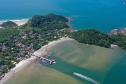 Foto aérea da Ilha do Mel