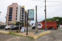 Foto de painel digital da Simepar no litoral