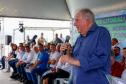 Foto do governador e autoridades em evento de anúncio