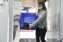 Foto de veterinários atendendo animais