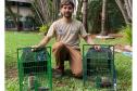 Foto de sagui resgatado