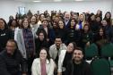 Foto de cerimônia de formação de recicladoras