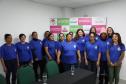 Foto de cerimônia de formação de recicladoras