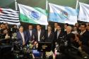 Foto de governadores em cerimônia