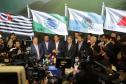 Foto de governadores em cerimônia