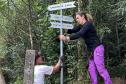 Foto de placas instaladas em Parque Estadual