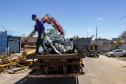 IAT define pontos para destinação dos resíduos gerados pelo tornado em Rio Bonito do Iguaçu