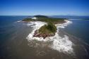 Foto aérea da Ilha do Mel