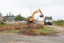 Foto de obras da orla de Pontal do Paraná