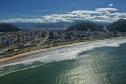 Foto aérea do litoral paranaense
