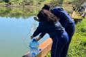 Foto de ação educativa sobre a água