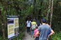 Foto de visitantes no Parque Estadual Rio da Onça