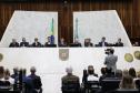 Foto de cerimônia com autoridades