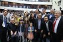 Foto de cerimônia com autoridades