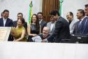 Foto de cerimônia com autoridades