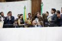 Foto de cerimônia com autoridades