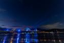 Foto de cerimônia da inauguração da Ponte de Guaratuba