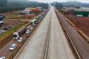 Foto de obras de duplicação de rodovia