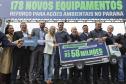 Foto de entrega de novos veículos