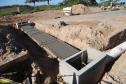 Foto de obras da orla de Pontal do Paraná