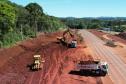 Foto de obras de duplicação de rodovia