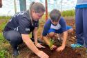 Foto de ação educativa da semana do meio ambiente