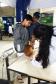 Foto de pessoas atendidas pelo Vet-móvel