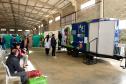 Foto de atendimentos do Vet-móvel Paraná