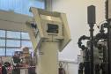 Foto de visita a emrpesa para teste de radar
